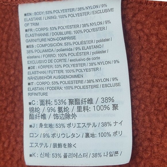 Arc'teryx Hoodie Women XL Orange Kyanite Hoody Zip Fleece Gorpcore Camping - Picture 5 of 8